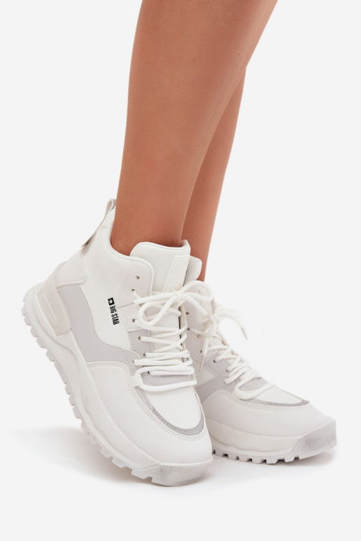 baskets Féminin avec une plateforme Big Star SS274510 couleur blanche baskets Féminin avec une plateforme Big Star SS274510 couleur blanche