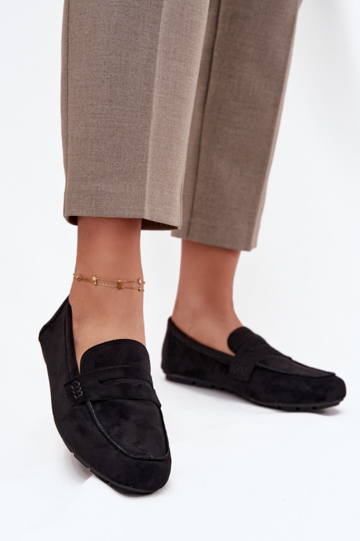 Mocassins Mocassins Appartement pour femmes couleur noire Roseline