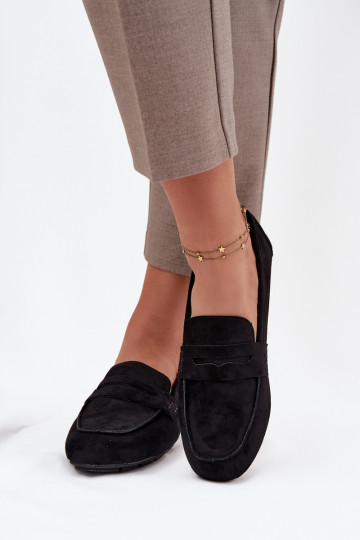 Mocassins Mocassins Appartement pour femmes couleur noire Roseline 2
