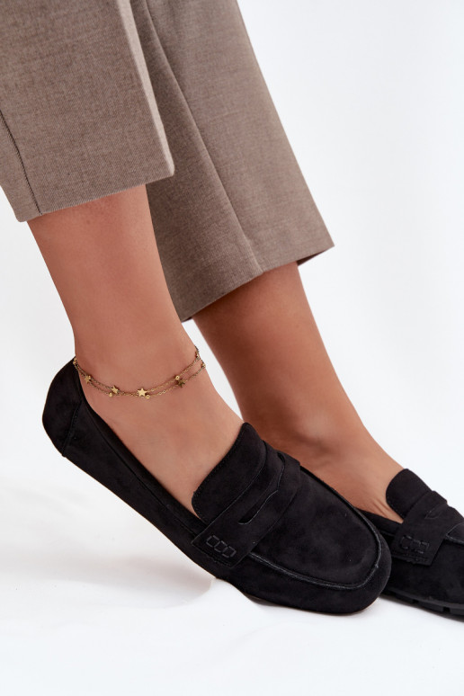 Mocassins Mocassins Appartement pour femmes couleur noire Roseline