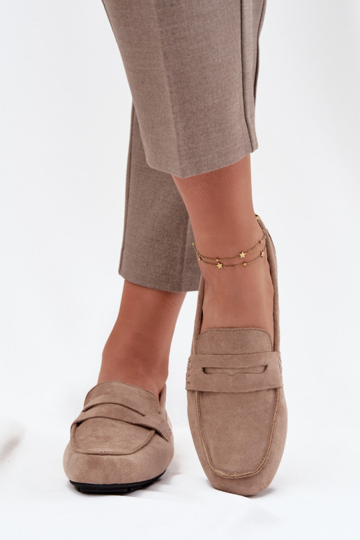 Mocassins Mocassins Appartement pour femmes beige Roseline