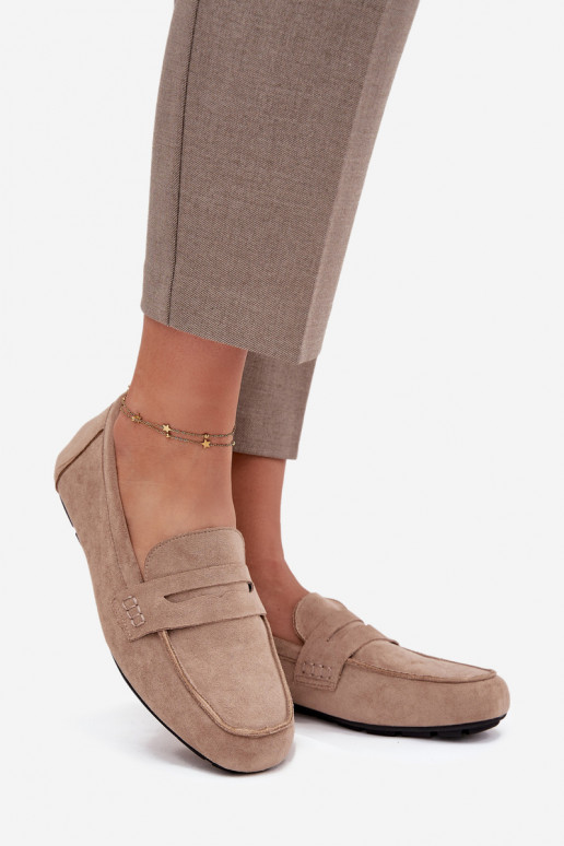 Mocassins Mocassins Appartement pour femmes beige Roseline