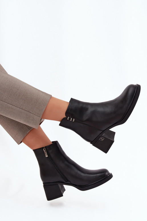 Peau réchauffer Bottes pour femmes Klocke Vinceza 91159 couleur noire