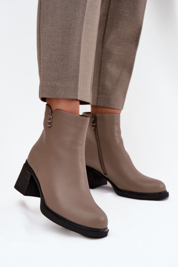 Peau réchauffer Bottes pour femmes Klocke Vinceza 91159 beige 2