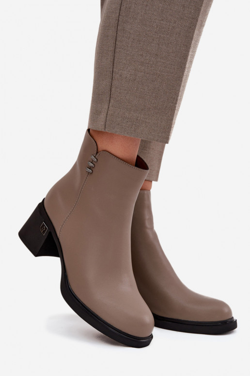 Peau réchauffer Bottes pour femmes Klocke Vinceza 91159 beige Peau réchauffer Bottes pour femmes Klocke Vinceza 91159 beige