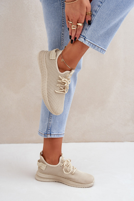 grille Un modèle convaincant baskets Féminin beige Harice grille Un modèle convaincant baskets Féminin beige Harice