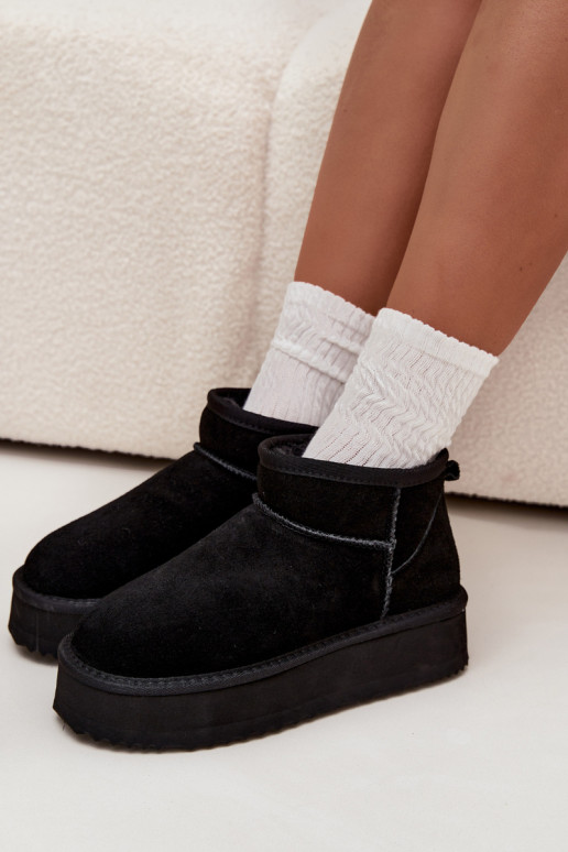 en daim Bottes de neige Féminin avec une plateforme Vinceza 97962 couleur noire en daim Bottes de neige Féminin avec une plateforme Vinceza 97962 couleur noire