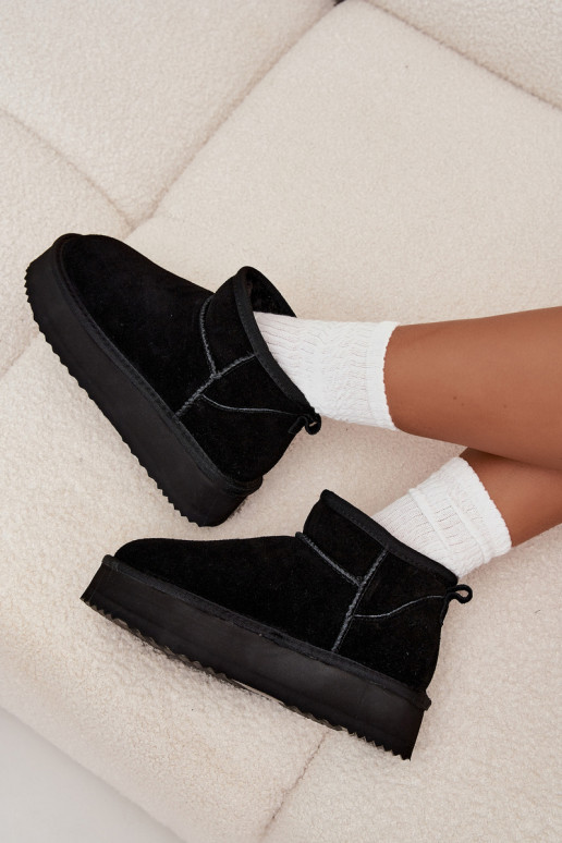 en daim Bottes de neige Féminin avec une plateforme Vinceza 97962 couleur noire en daim Bottes de neige Féminin avec une plateforme Vinceza 97962 couleur noire