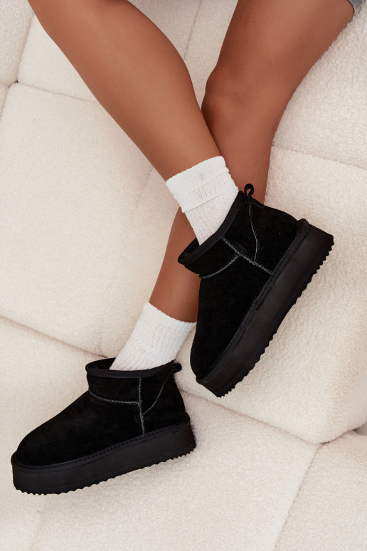 en daim Bottes de neige Féminin avec une plateforme Vinceza 97962 couleur noire en daim Bottes de neige Féminin avec une plateforme Vinceza 97962 couleur noire