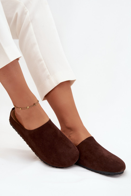 Chaussons Sabots Féminin avec une plateforme CzekoladoÀe Sylviane Chaussons Sabots Féminin avec une plateforme CzekoladoÀe Sylviane