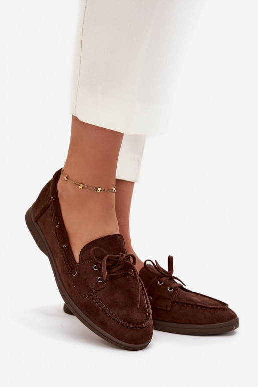 chaussures Mocassins Appartement pour femmes avec des détails élégants CzekoladoÀe Zalina chaussures Mocassins Appartement pour femmes avec des détails élégants CzekoladoÀe Zalina