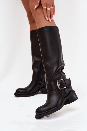 réchauffer bottes pour femmes Klocke avec boucles couleur noire Raphaela 2