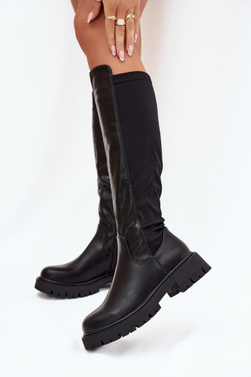 réchauffer bottes pour femmes Au Château couleur noire Harlina 2