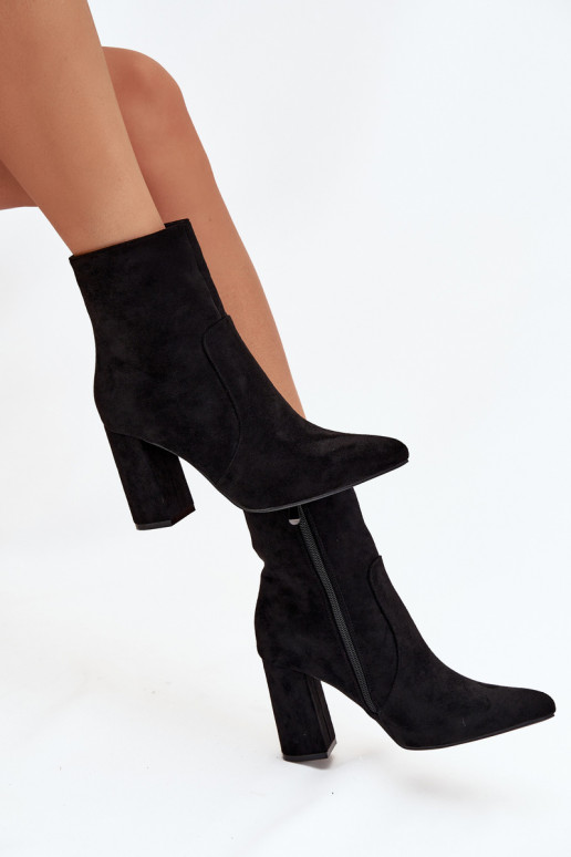 réchauffer Bottes pour femmesen daim écologiqueu couleur noire Pralina réchauffer Bottes pour femmesen daim écologiqueu couleur noire Pralina