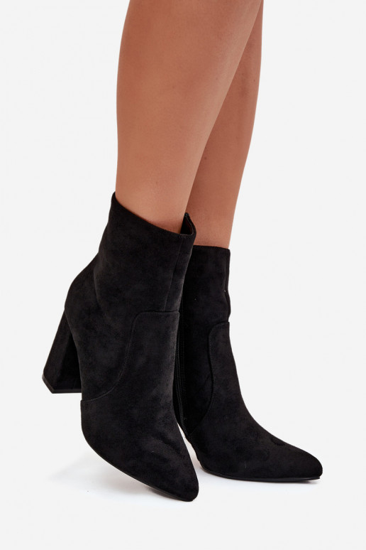 réchauffer Bottes pour femmesen daim écologiqueu couleur noire Pralina réchauffer Bottes pour femmesen daim écologiqueu couleur noire Pralina