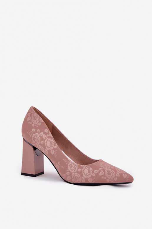 Style élégant Chaussures avec des talons DANS couleur rose Vinceza 62223 couleur rose