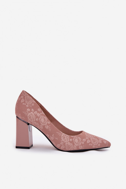Style élégant Chaussures avec des talons DANS couleur rose Vinceza 62223 couleur rose