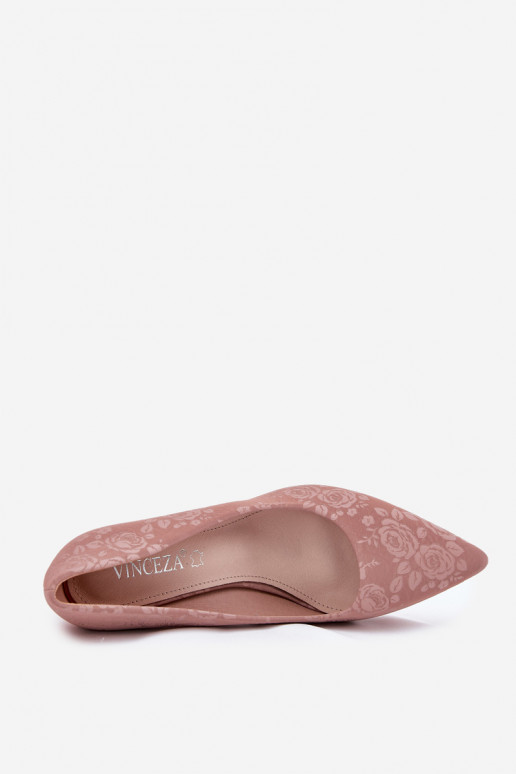 Style élégant Chaussures avec des talons DANS couleur rose Vinceza 62223 couleur rose