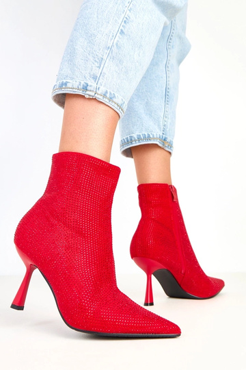 Alica bottines rouges sur... 2