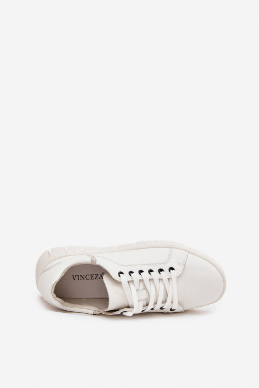 Peau chaussures Féminin Avec une dentelle Vinceza 41493 couleur blanche Peau chaussures Féminin Avec une dentelle Vinceza 41493 couleur blanche