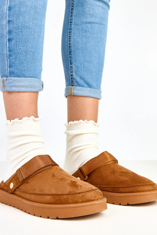 Miluska sandales marron avec velcro Miluska sandales marron avec velcro