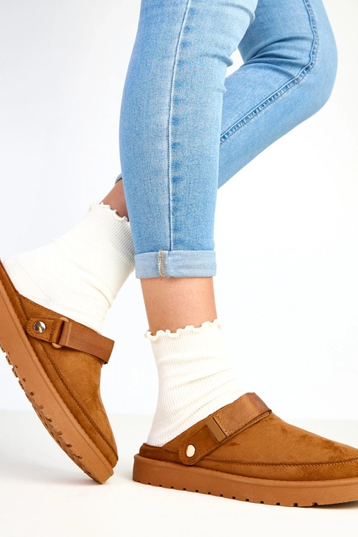 Miluska sandales marron avec velcro Miluska sandales marron avec velcro