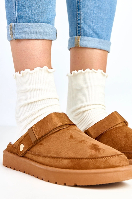 Miluska sandales marron avec velcro Miluska sandales marron avec velcro