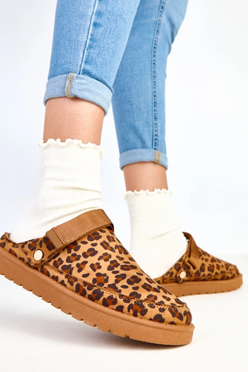 Miluska sandales à motif léopard avec velcro 2