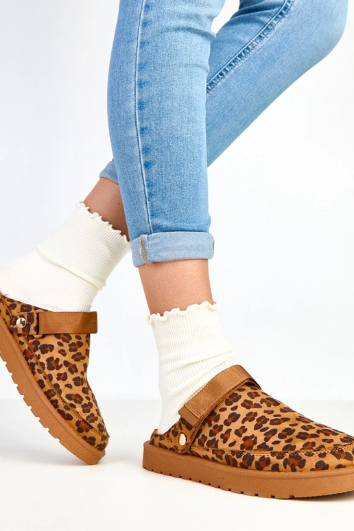 Miluska sandales à motif léopard avec... Miluska sandales à motif léopard avec...