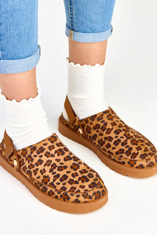 Miluska sandales à motif léopard avec... Miluska sandales à motif léopard avec...