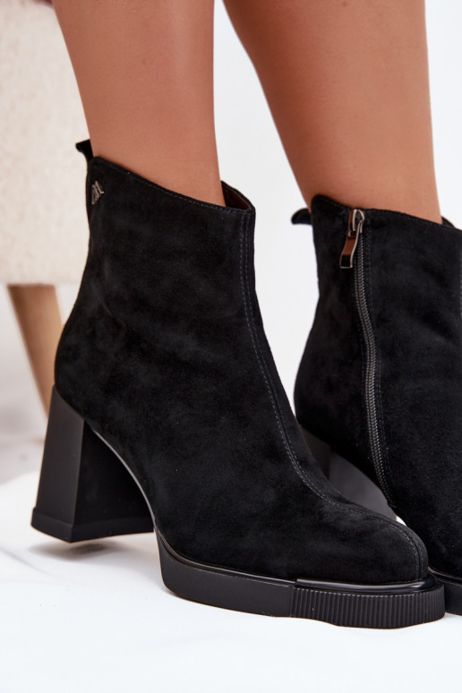 en daim Peau Bottes pour femmes Vinceza 91142 couleur noire en daim Peau Bottes pour femmes Vinceza 91142 couleur noire