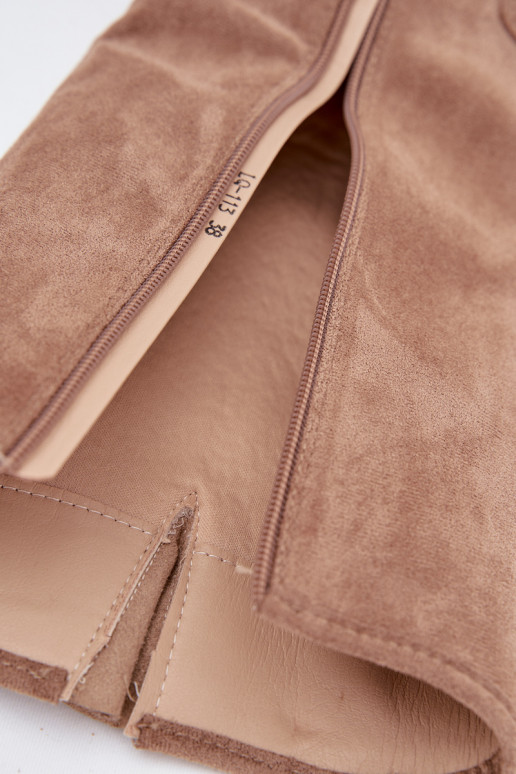 bottes style coÀ-boy avec des talons avec boucles beige Fivelle bottes style coÀ-boy avec des talons avec boucles beige Fivelle