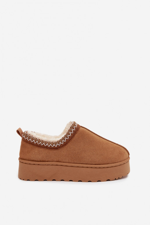 Bottes de neige Bas femmeHaftem avec une plateforme marron Taliah