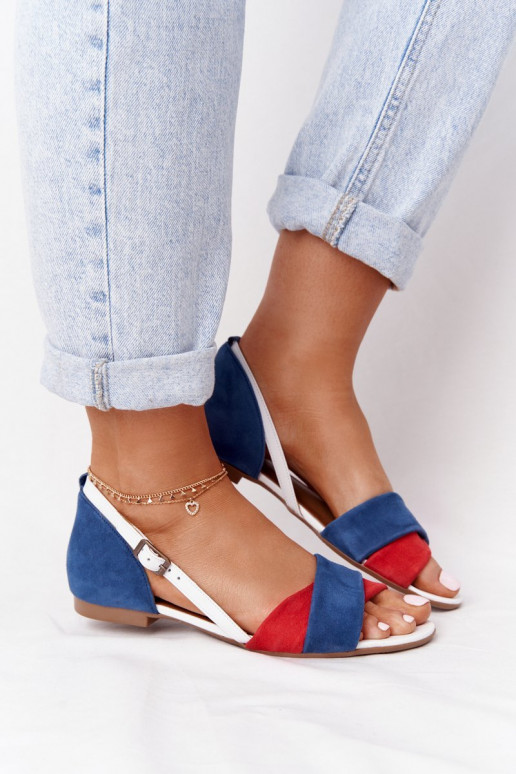 Sandales pour femmes Il fautciejka 04614-17 les bleus-couleur rouge Sandales pour femmes Il fautciejka 04614-17 les bleus-couleur rouge