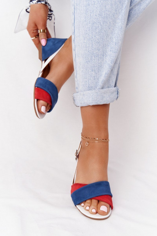 Sandales pour femmes Il fautciejka 04614-17 les bleus-couleur rouge Sandales pour femmes Il fautciejka 04614-17 les bleus-couleur rouge