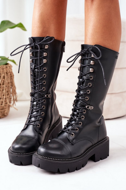 réchauffer bottes chaussures en fleurs de cerisier Big Star II274115 couleur noire réchauffer bottes chaussures en fleurs de cerisier Big Star II274115 couleur noire