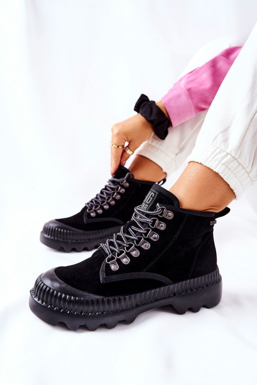 Peau chaussures Bottes Big Star II274363 couleur noire