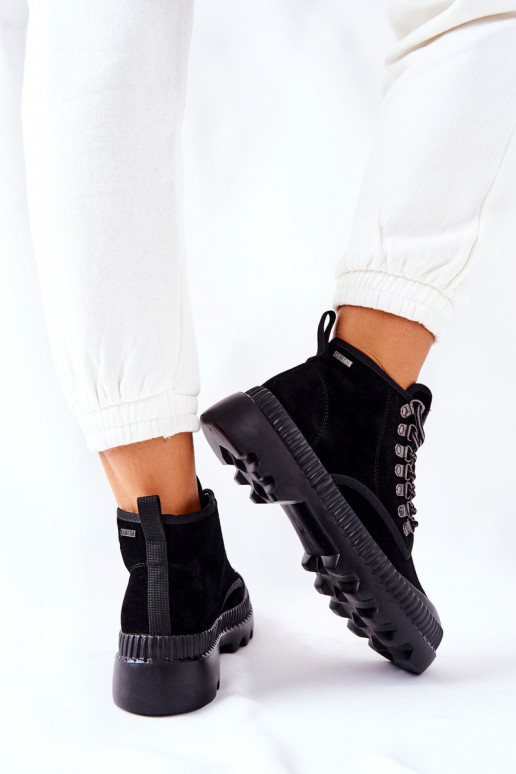 Peau chaussures Bottes Big Star II274363 couleur noire