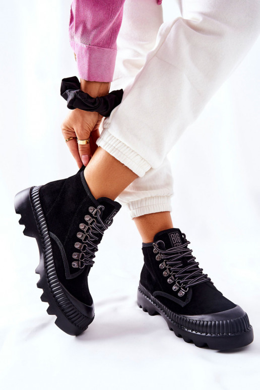 Peau chaussures Bottes Big Star II274363 couleur noire