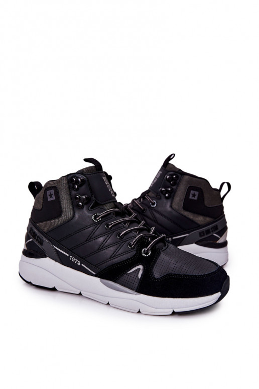 Grand Chaussures pour hommes de style sportif Big Star II174223 couleur noire Grand Chaussures pour hommes de style sportif Big Star II174223 couleur noire