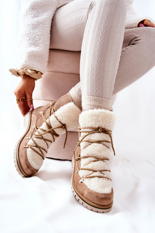 réchauffer Bottes chaussures beige Jiliana réchauffer Bottes chaussures beige Jiliana