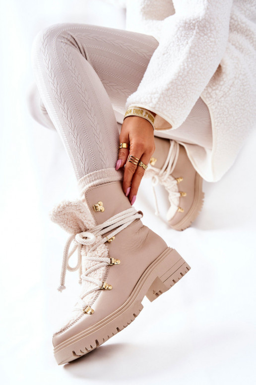 Peau Bottes chaussures avec des sangles LeÀski couleur ivoire 3116 Peau Bottes chaussures avec des sangles LeÀski couleur ivoire 3116