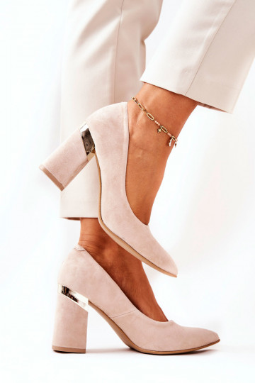 Chaussures en daim LeÀski 3117 beige