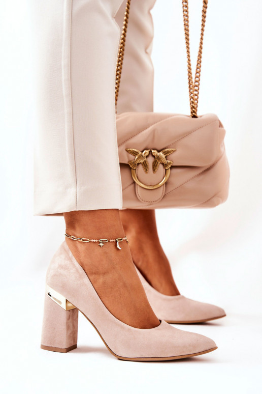 Chaussures en daim LeÀski 3117 beige Chaussures en daim LeÀski 3117 beige