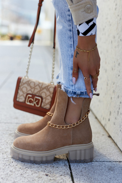 À la mode Chaussures en daim Découper marron Lemar Forget Me