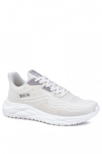 Baskets sportives pour hommes Big Star KK174017 blanches