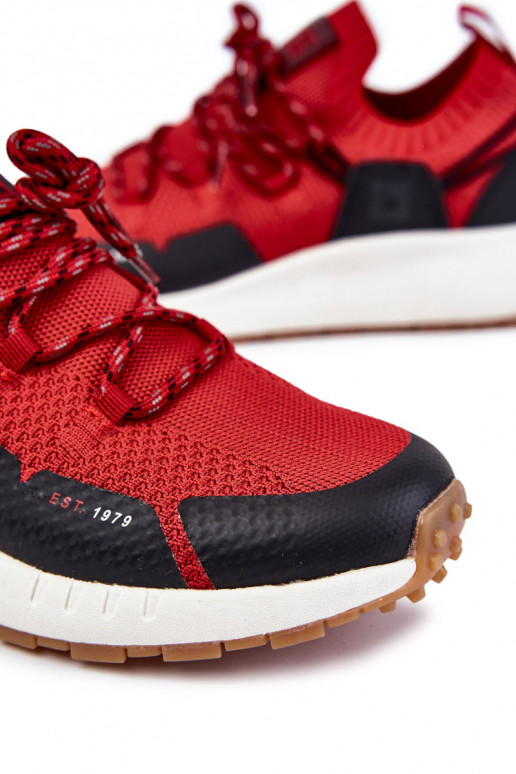 Mâle baskets Big Star KK174013 couleur rouge Mâle baskets Big Star KK174013 couleur rouge