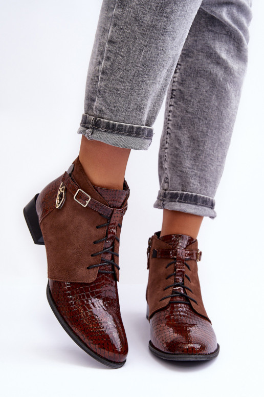 Bottes pour femmes Chaussure Il fautciejka 5743A-02 marron Bottes pour femmes Chaussure Il fautciejka 5743A-02 marron