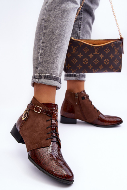 Bottes pour femmes Chaussure Il fautciejka 5743A-02 marron Bottes pour femmes Chaussure Il fautciejka 5743A-02 marron