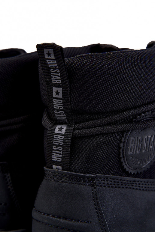 Mâle Bottes chaussures Memory Foam Big Star KK174206 couleur noire Mâle Bottes chaussures Memory Foam Big Star KK174206 couleur noire